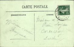 CPA Trouville Les jetees contrejour