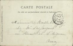 VINTAGE POSTCARD Trouville the pier walk as the crow flies