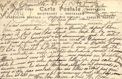 VINTAGE POSTCARD Trouville On Sea the pier low water