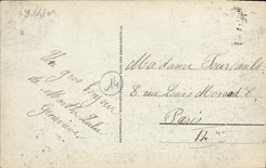 VINTAGE POSTCARD Trouville Boats of sin Boats