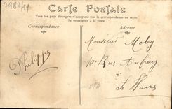 VINTAGE POSTCARD Trouville On sea Pelits sinners of moulds and shrimps