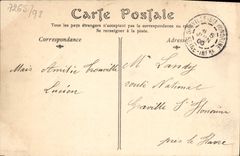 CPA Trouville Sur mer Les roches noires la peche aux moules