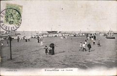 CPA Trouville La plage