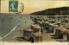 CPA Trouville La plage