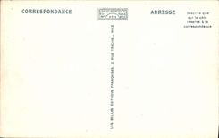 VINTAGE POSTCARD Trouville the beach has high tide