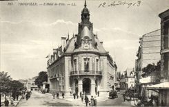 CPA Trouville l'hotel de ville