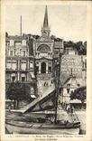 VINTAGE POSTCARD Trouville the queen of the beaches our lady of the victories Boat