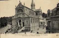 VINTAGE POSTCARD Trouville On Sea the Church our lady of the victories