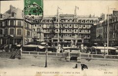 VINTAGE POSTCARD Trouville On sea the hotel of bets