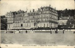 VINTAGE POSTCARD Trouville On sea the hotel of the black roshes