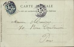 VINTAGE POSTCARD Trouville On sea the place of the cabotte and the quay valley