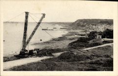 CPA Arromanches Vue panoramique de la plage 