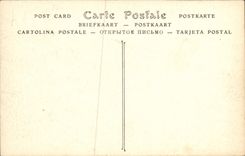 Baños de Arromanches de la POSTAL de la VENDIMIA vistos en la playa