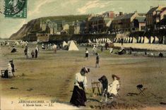 CPA Arromanches La plage a maree basse