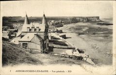 CPA Arromanches Les bains vue generale