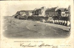 CPA Arromanches Les Bains Vue Sur La Plage