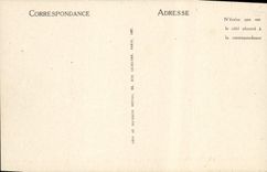 VINTAGE POSTCARD Arromanches Les Bains the Large Hold one Day Of Temple And Spring tide