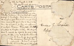 VINTAGE POSTCARD Arromanches Les Bains Effect Undertow In Basle One Day Of Spring tide