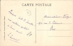 Castillos de la POSTAL de la VENDIMIA del Apple-brandy Castle De Balleroy Seen junto