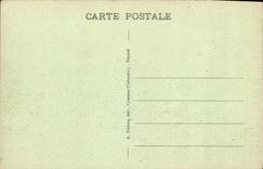 Los castillos de la POSTAL de la VENDIMIA del manzana-brandy de Balleroy cultivan un huerto y la vista delantera del castillo