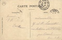 Castillos de la POSTAL de la VENDIMIA del manzana-brandy de Balleroy el castillo y dos casas