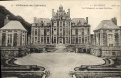 CPA Chateaux du calvados Balleroy Le Chateau et les deux pavillons