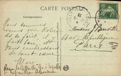 CPA Balleroy Le chateau et les avenues