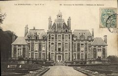 VINTAGE POSTCARD the normandoe Balleroy surroundings of Bayeux castle of balleroy