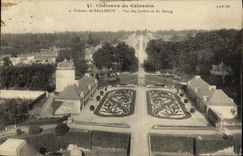 CPA Chateaux du calvados balleroy vue des jardins et du bourg