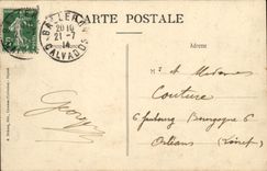 Castillos de la POSTAL de la VENDIMIA de los jardines y de la ciudad vistos balleroy del manzana-brandy