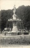 CPA Bayeux fontaine place du chateau