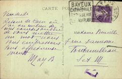 CPA Bayeux ancienne maison Rue Bienvenue 