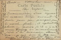 VINTAGE POSTCARD Auberville Entered of the farm of the manor