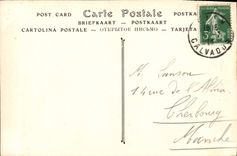 VINTAGE POSTCARD Tafisserie of the queen mathilde Bayeux Harold is laid out has to take the sea