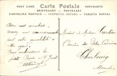 POSTAL Bayeux de la VENDIMIA vista en Aure con el bulevar de la estación