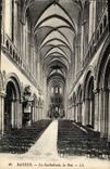 CPA Bayeux La Cathedrale La nef