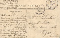 POSTAL Coffies de la VENDIMIA antes de Bayeux