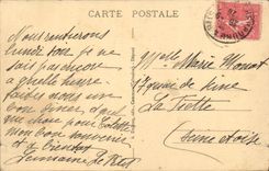 POSTAL Bayeux de la VENDIMIA la catedral del cuadro total