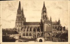 CPA Bayeux le cathedrale