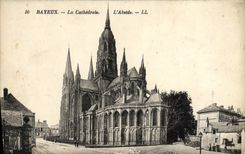 CPA Bayeux le cathedrale L'abside