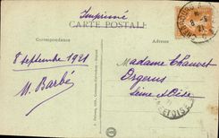 Puertas de la catedral de Bayeux de la POSTAL de la VENDIMIA