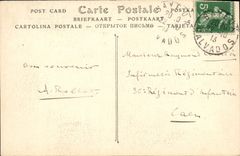 POSTAL Bayeux de la VENDIMIA la catedral vista del eveche