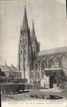 CPA Cathedrale de Bayeux vue prise de l'eveche