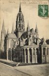 CPA Bayeux le cathedrale Cote de l'abside 