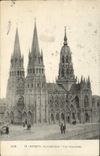 CPA Bayeux le cathedrale vue d'ensemble