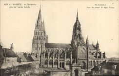 CPA Bayeux La Cathedrale prise de l'ancien eveche 