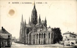 CPA Bayeux La Cathedrale L'abside
