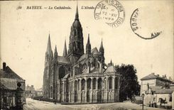 CPA Bayeux La Cathedrale L'abside