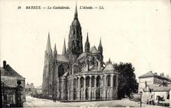 CPA Bayeux La Cathedrale L'abside