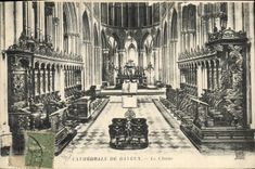 CPA Bayeux La Cathedrale Le choeur 